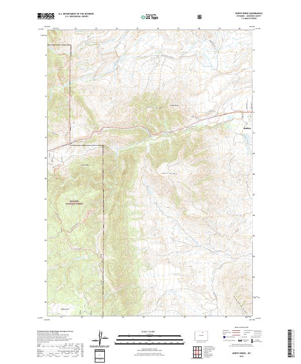 USGS Topographic Map – North Ridge