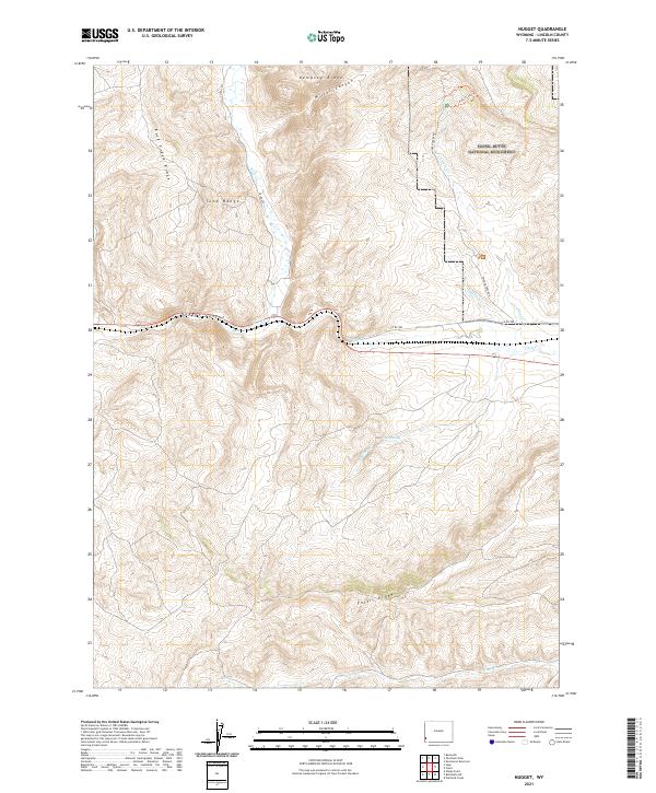 USGS Topographic Map – Nugget