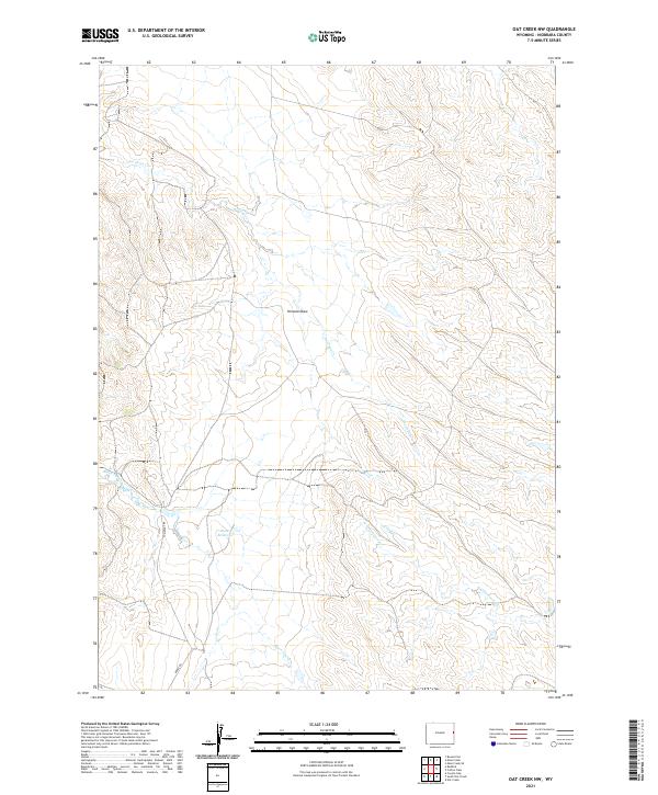 USGS Topographic Map – Oat Creek NW