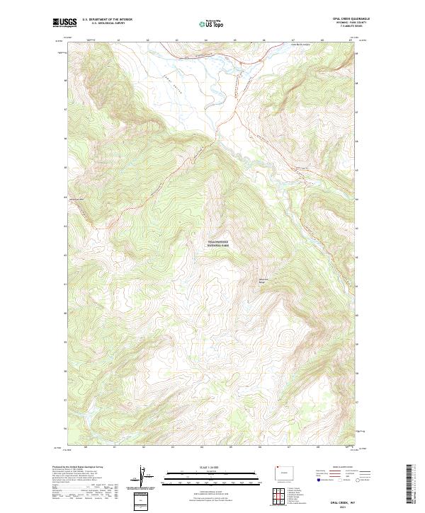 USGS Topographic Map – Opal Creek