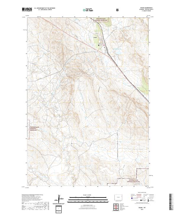 USGS Topographic Map – Osage