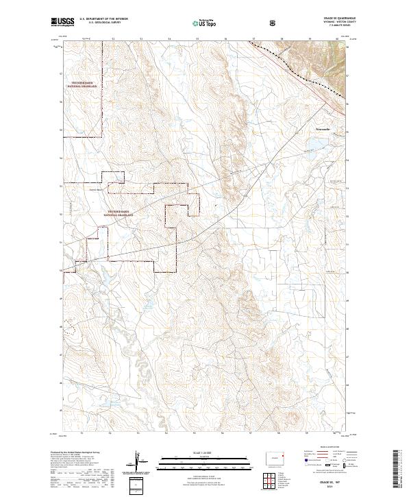 USGS Topographic Map – Osage SE