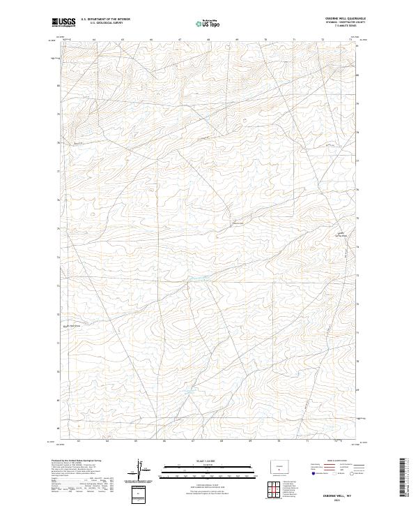 USGS Topographic Map – Osborne Well