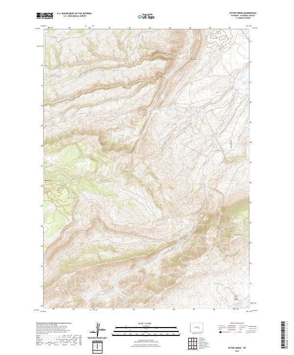 USGS Topographic Map – Otter Creek