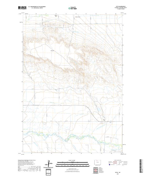 USGS Topographic Map – Otto
