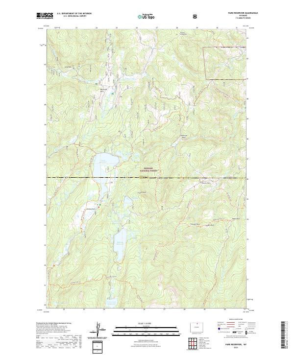 USGS Topographic Map – Park Reservoir