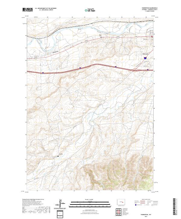 USGS Topographic Map – Parkerton