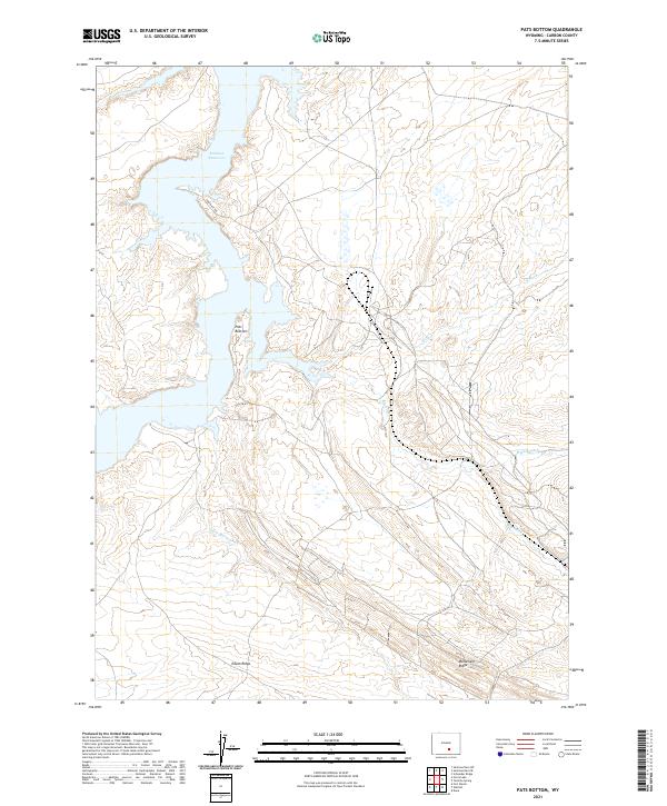 USGS Topographic Map – Pats Bottom