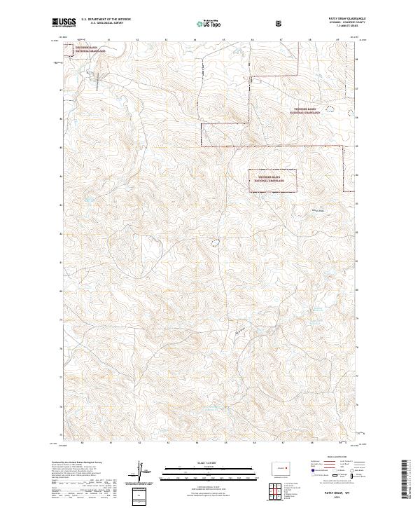 USGS Topographic Map – Patsy Draw