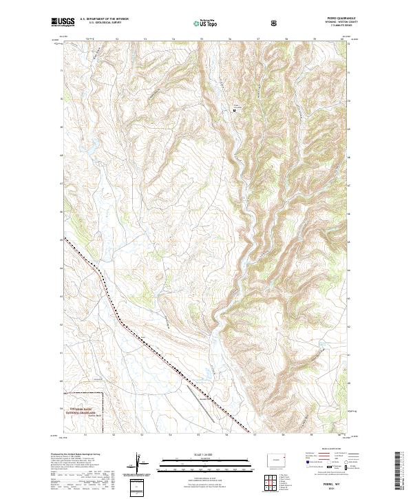 USGS Topographic Map – Pedro