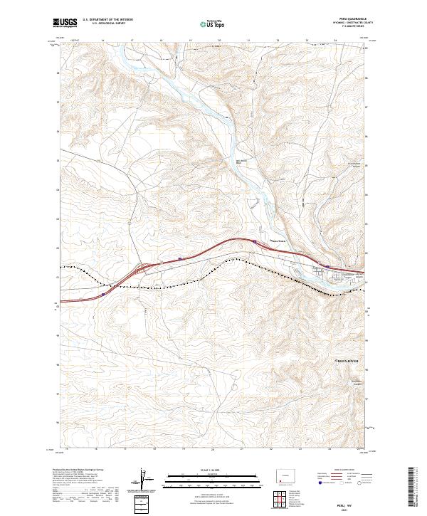 USGS Topographic Map – Peru