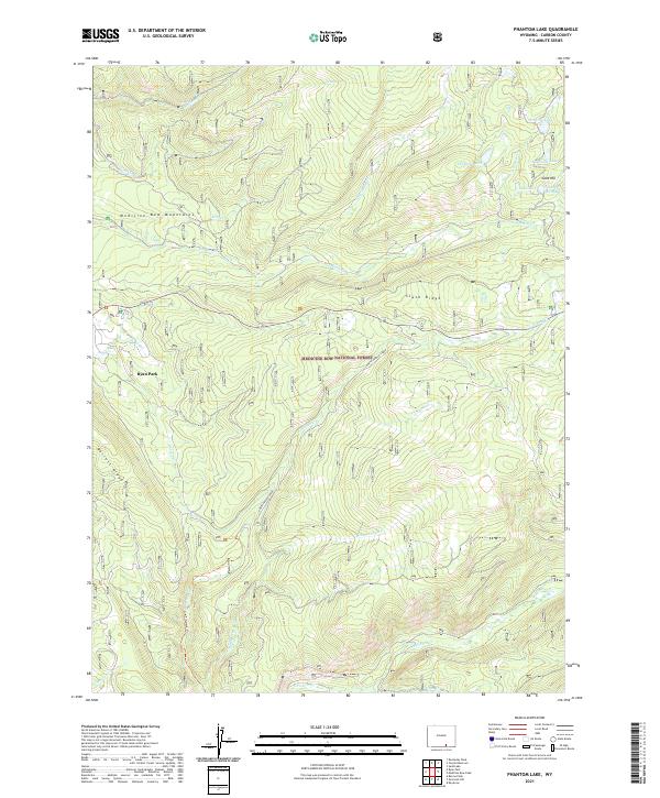 USGS Topographic Map – Phantom Lake