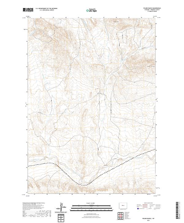 USGS Topographic Map – Picard Ranch
