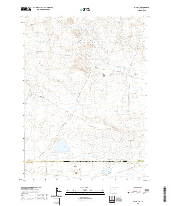 USGS Topographic Map – Picket Lake
