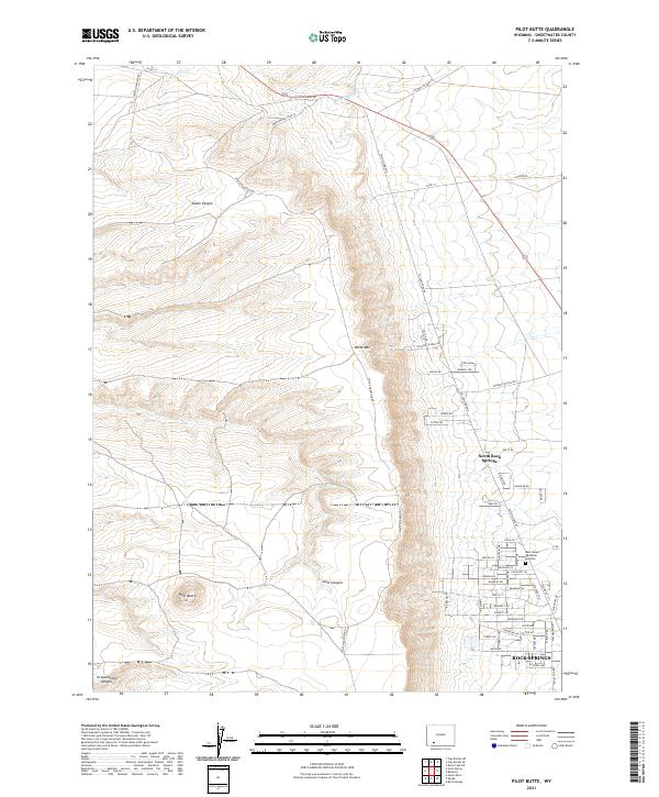 USGS Topographic Map – Pilot Butte