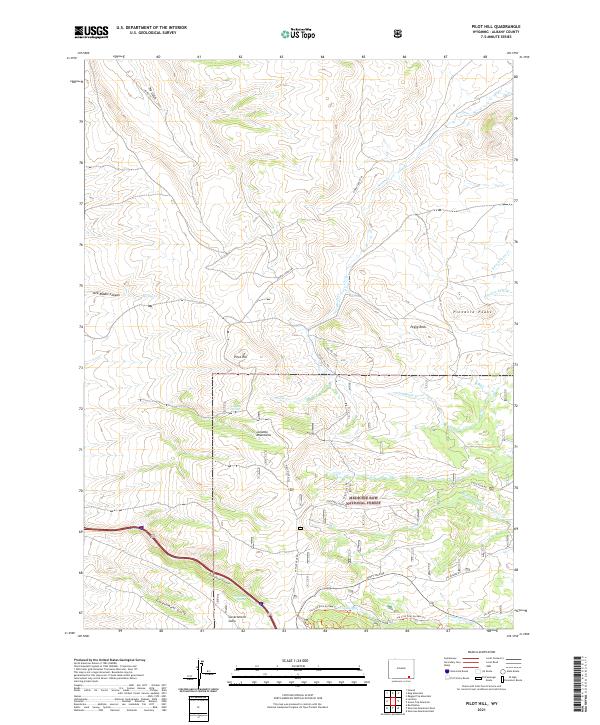 USGS Topographic Map – Pilot Hill