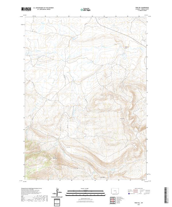 USGS Topographic Map – Pine Hill
