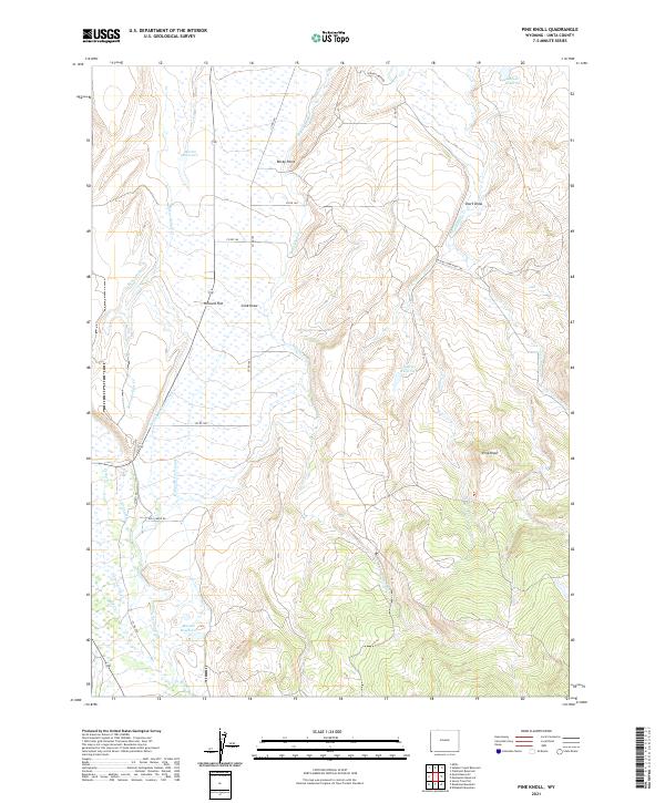 USGS Topographic Map – Pine Knoll