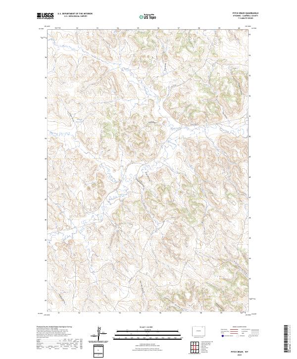 USGS Topographic Map – Pitch Draw