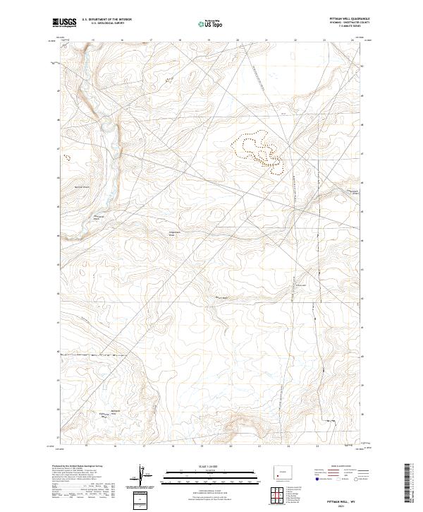 USGS Topographic Map – Pittman Well