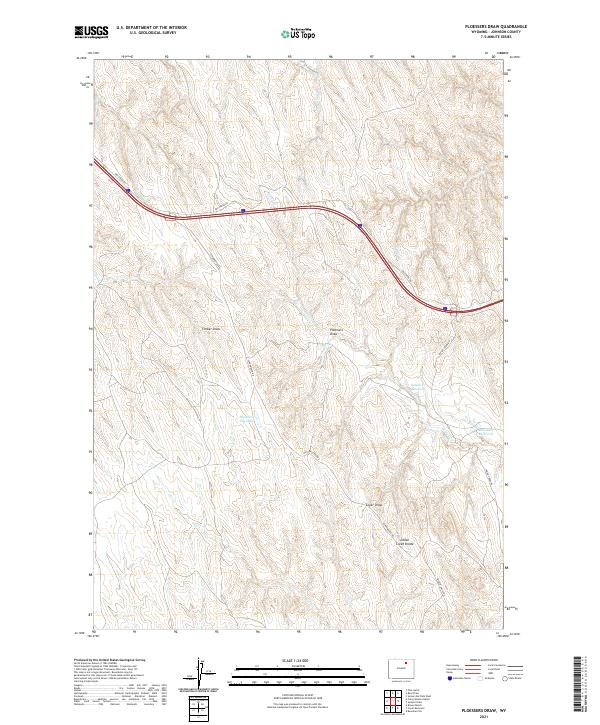 USGS Topographic Map – Ploessers Draw
