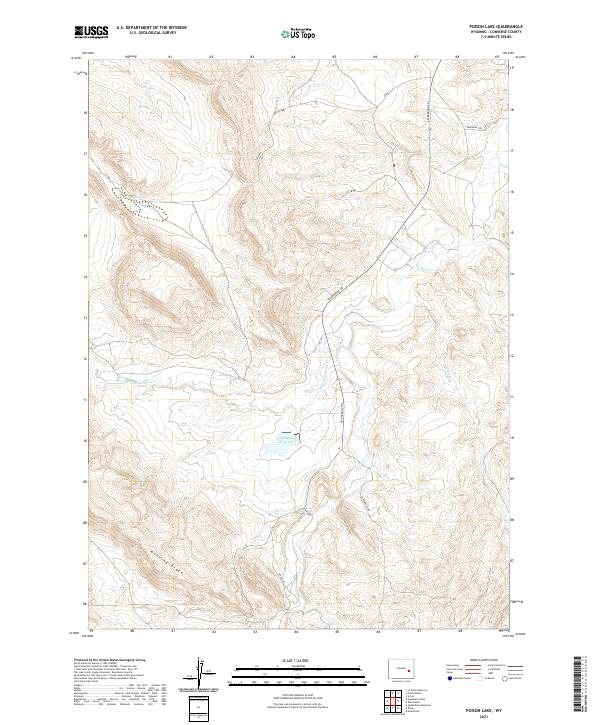 USGS Topographic Map – Poison Lake