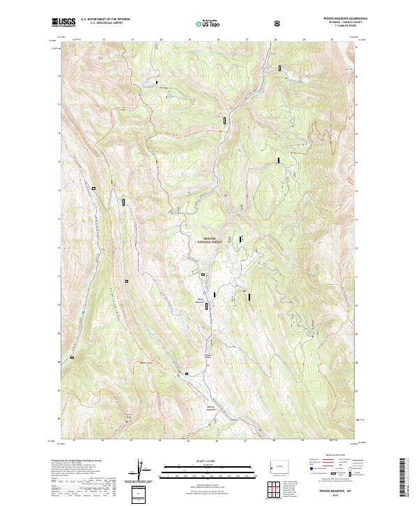 USGS Topographic Map – Poison Meadows