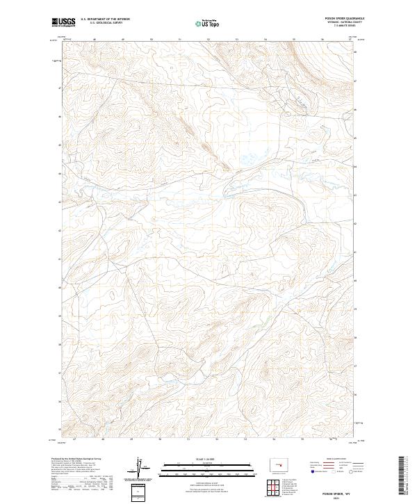 USGS Topographic Map – Poison Spider