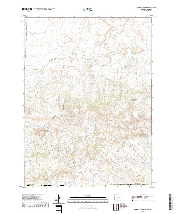 USGS Topographic Map – Powder Mountain