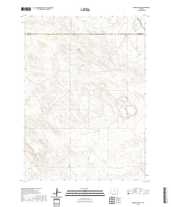 USGS Topographic Map – Prairie Center