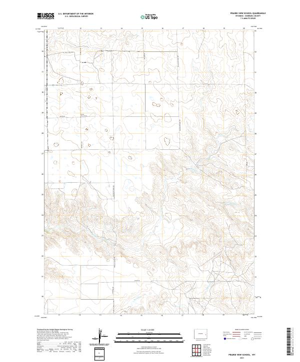USGS Topographic Map – Prairie View School