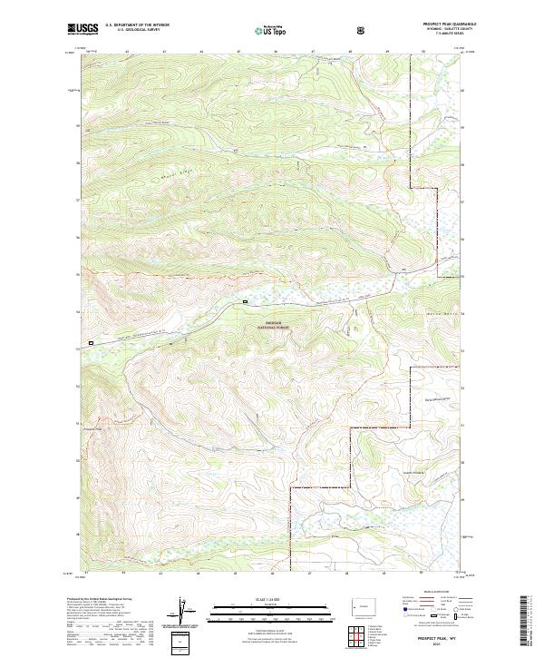 USGS Topographic Map – Prospect Peak