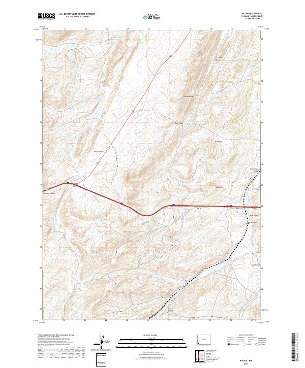 USGS Topographic Map – Ragan