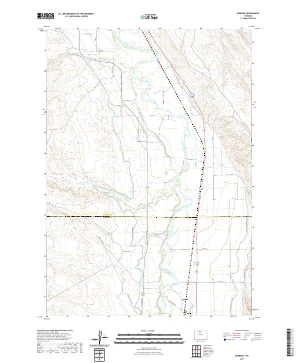 USGS Topographic Map – Rairden
