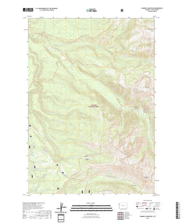 USGS Topographic Map – Rammell Mountain