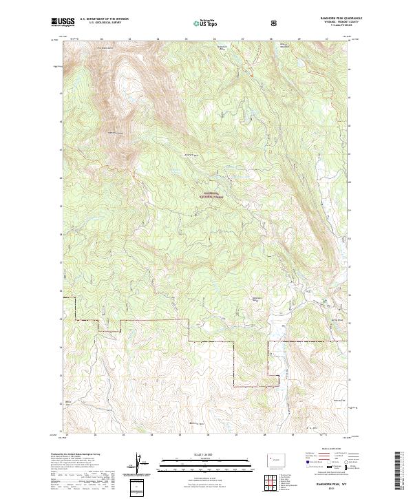 USGS Topographic Map – Ramshorn Peak