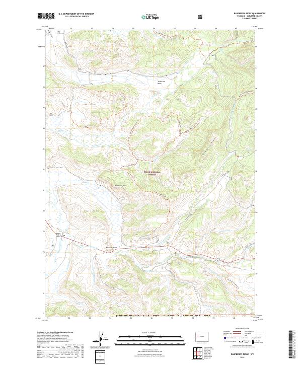 USGS Topographic Map – Raspberry Ridge
