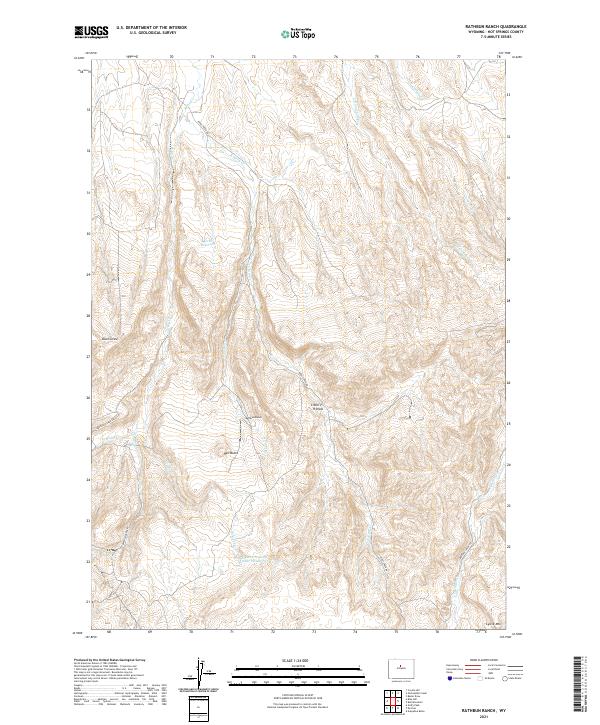 USGS Topographic Map – Rathbun Ranch
