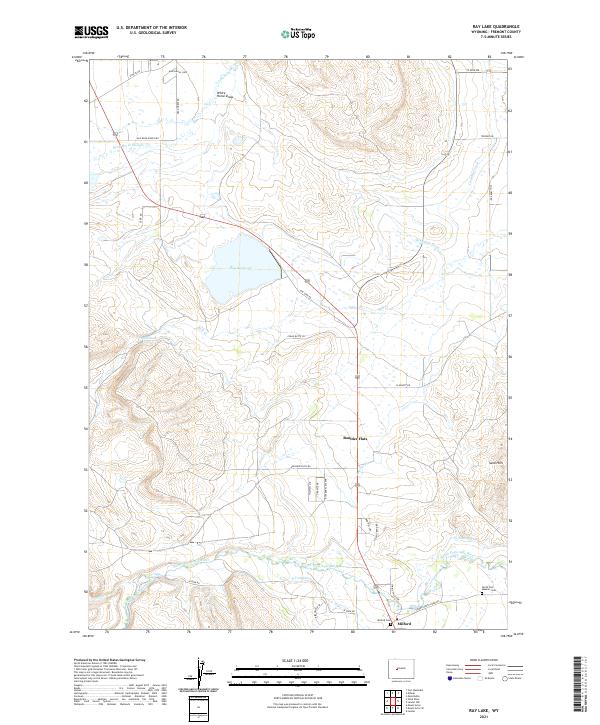 USGS Topographic Map – Ray Lake