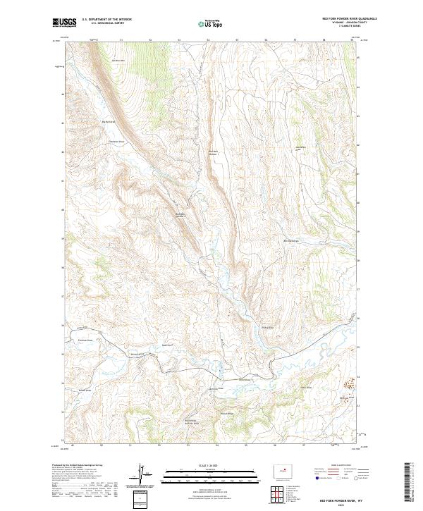 USGS Topographic Map – Red Fork Powder River