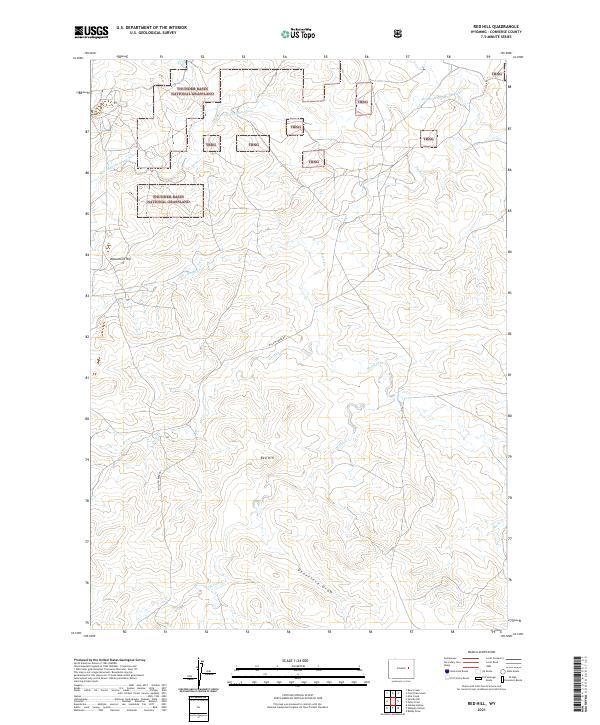 USGS Topographic Map – Red Hill