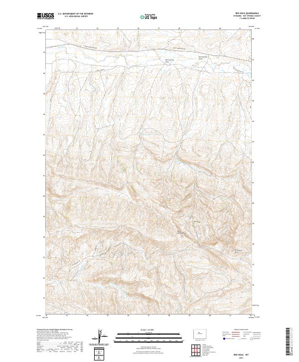 USGS Topographic Map – Red Hole