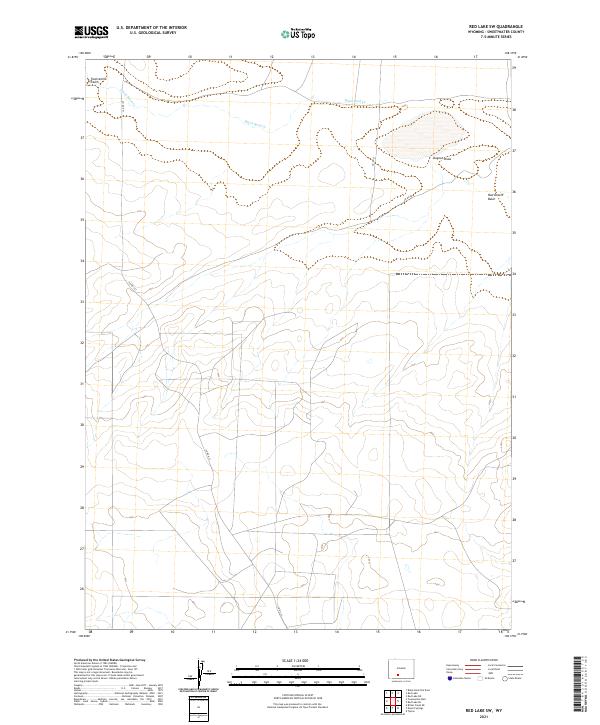 USGS Topographic Map – Red Lake SW