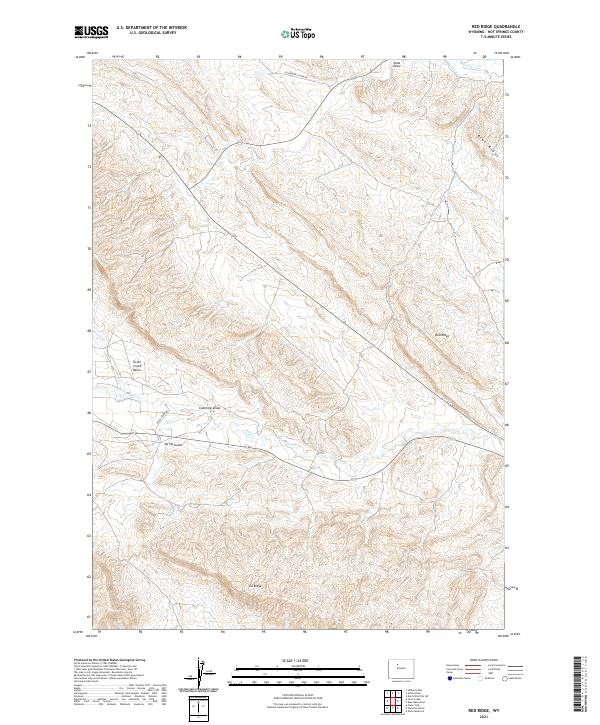 USGS Topographic Map – Red Ridge