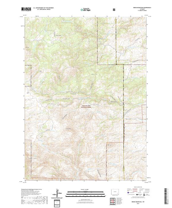 USGS Topographic Map – Reese Mountain