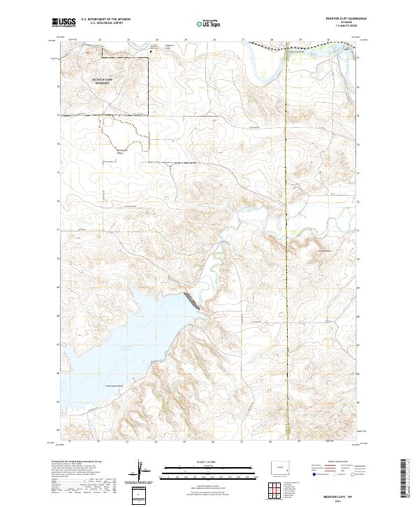 USGS Topographic Map – Register Cliff