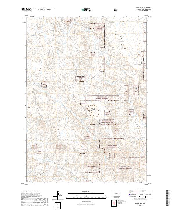 USGS Topographic Map – Reno Flats