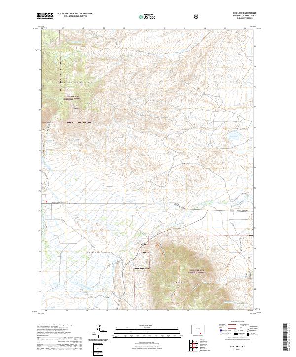 USGS Topographic Map – Rex Lake