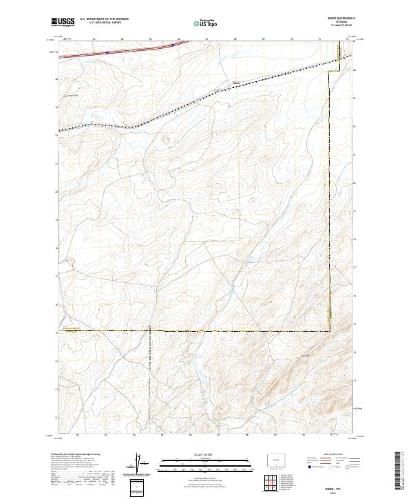USGS Topographic Map – Riner