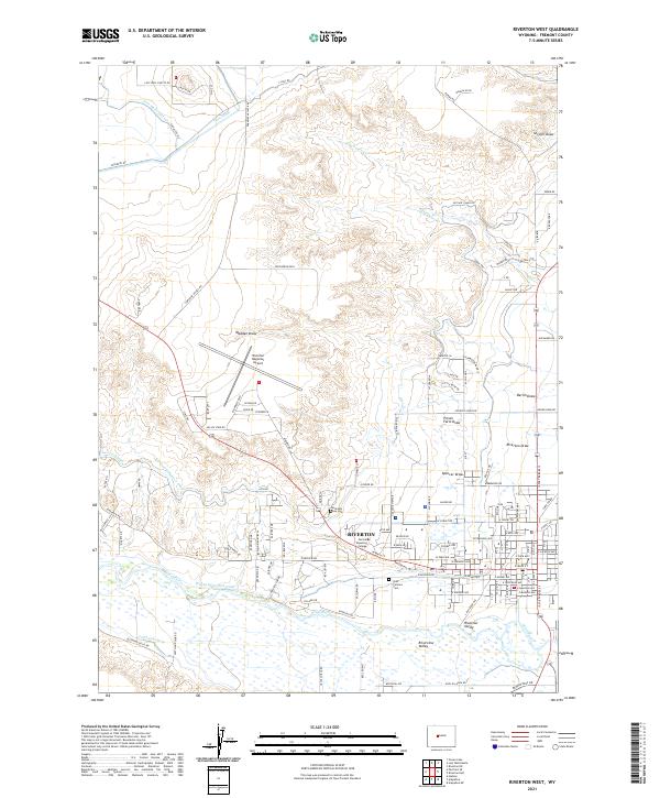 USGS Topographic Map – Riverton West